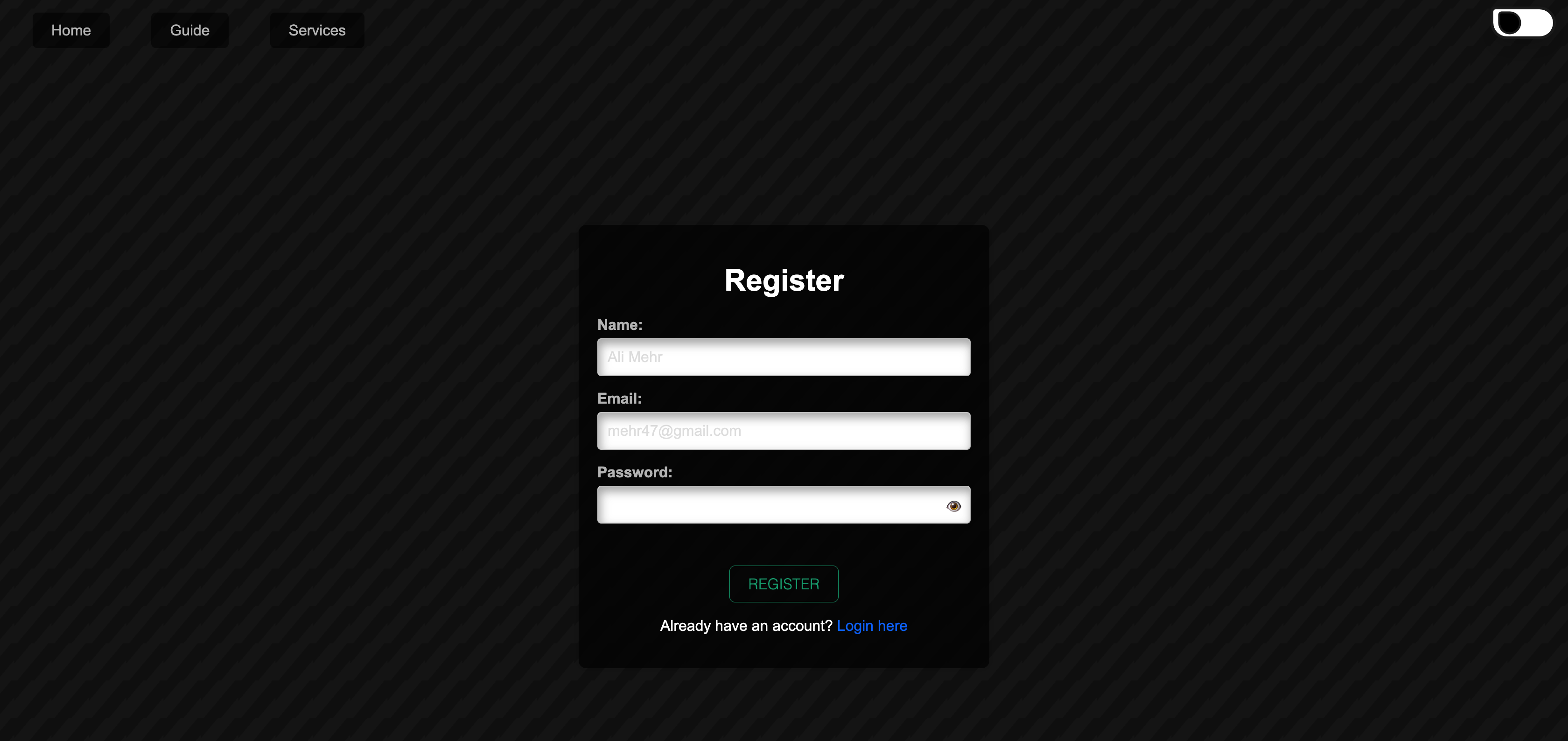 Registration Form